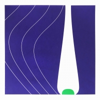 <i>Out of Square 1</i>, 2018 <br>Screenprint <br>18” x 18” 4