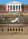 8 Amphitheatre, University of Virginia -- The Ghost of Thomas Jefferson is overwhelmed by all the unforeseen change