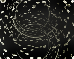 Gabriel Martinez, "Radial Projection (41)", unique silver gelatin print, 24" x 20", 2015