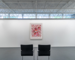 Installation view, Photo: Jaime Alvarez James Siena printmaking exhibition
