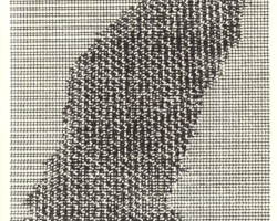 Gustave Morin, <i>Abyss for Dessert</i>, 2015, Typewriter print, 11” x 8 ½”; Courtesy of the Sackner Archive of Concrete and Visual
Poetry, Miami.