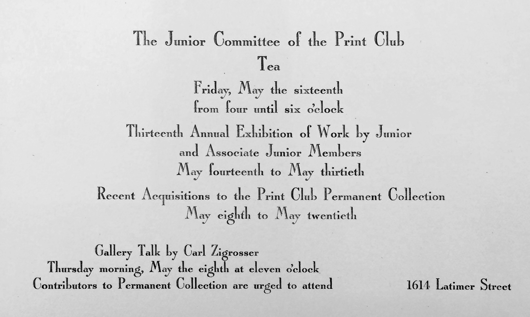 Tea Invitation