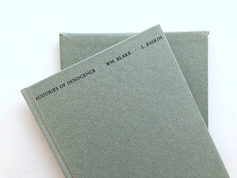 The First Print Center Publication: Leonard Baskin illustrates Blake’s Auguries of Innocence