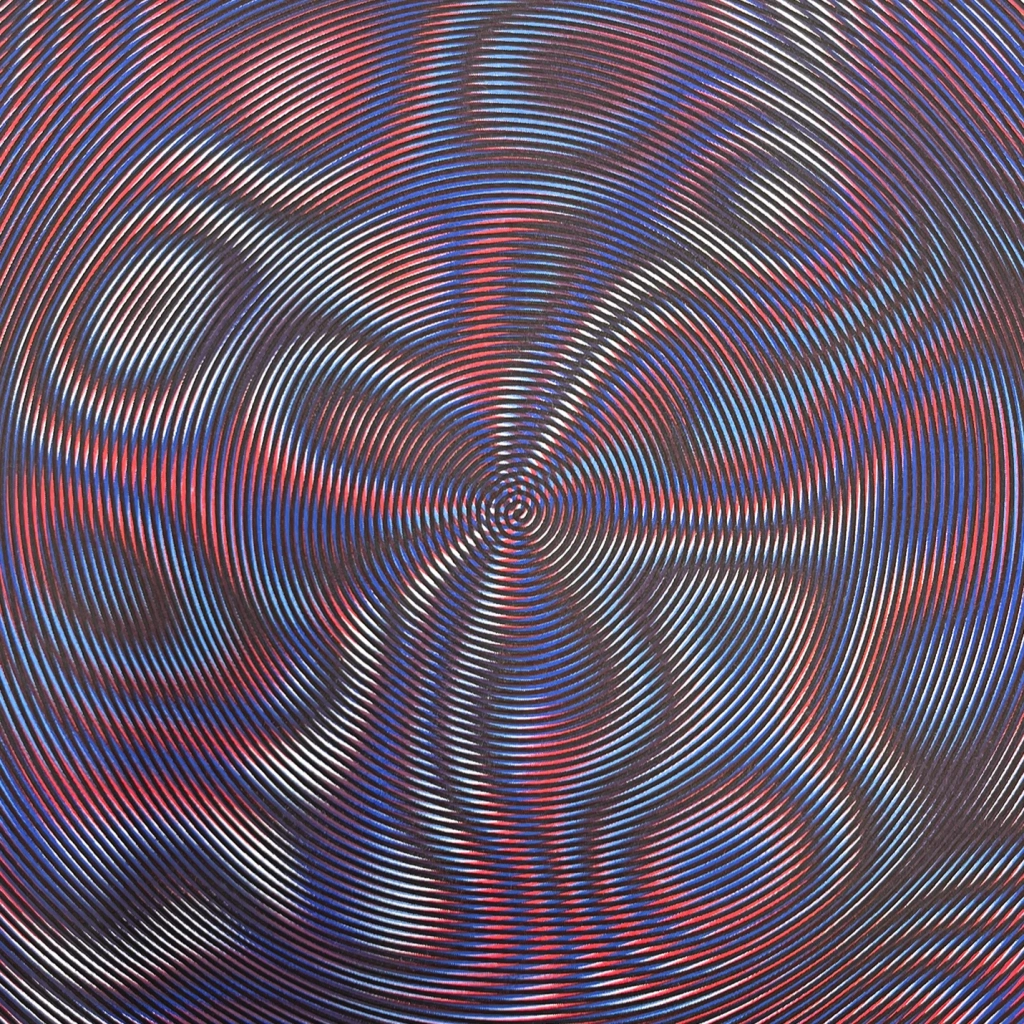 crop detail of Moiré Spiral I