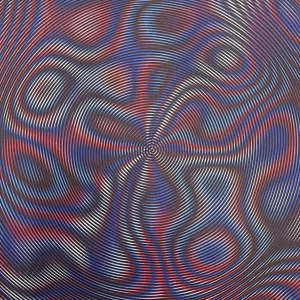 crop detail of Moiré Spiral I
