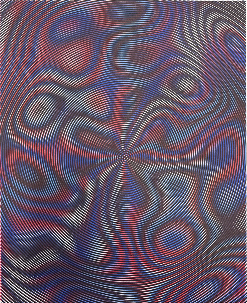 Moire Spiral I by Jordan Oleson-Graves, new in the Gallery Store