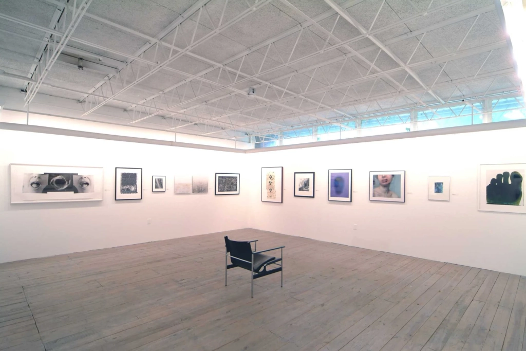 The upstairs rear gallery